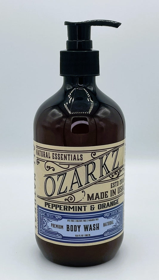 Ozarkz Body Wash | Peppermint & Orange