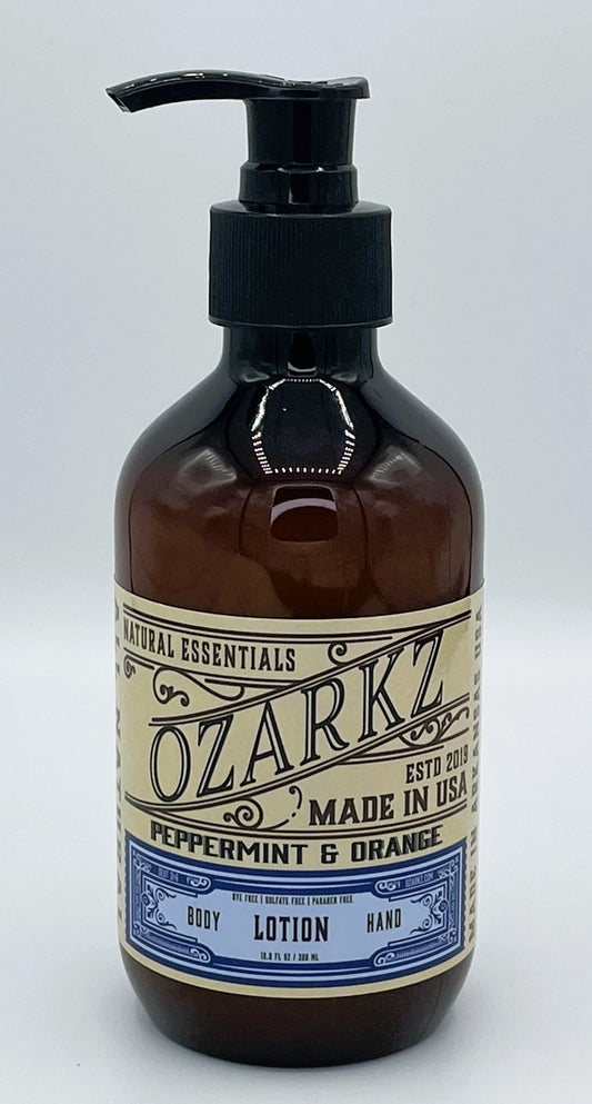 Ozarkz Body Lotion | Peppermint & Orange