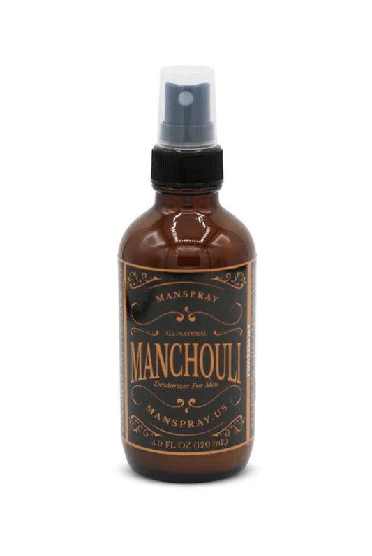 Manspray Manchouli, Earthy-Scented Natural Deodorant